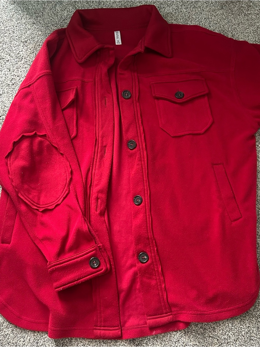 Zenana Outfitters Crimson Red Crewneck Top